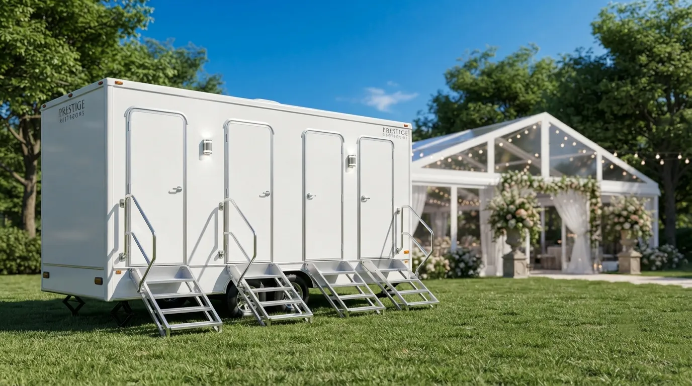 4 Stall Restroom Trailer in Lehigh Acres, FL